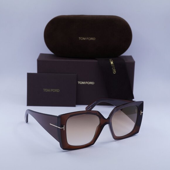 Tom Ford Jacquetta FT0921 48G Square Sunglasses - Brown - Picture 7 of 9